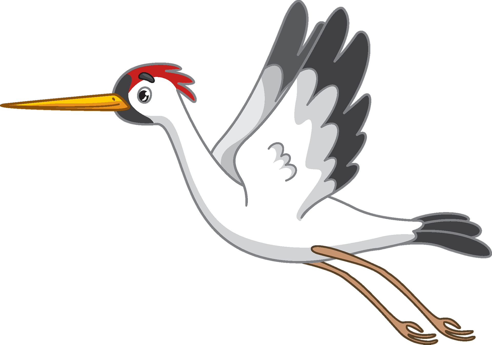 Detail Crane Bird Clipart Nomer 6