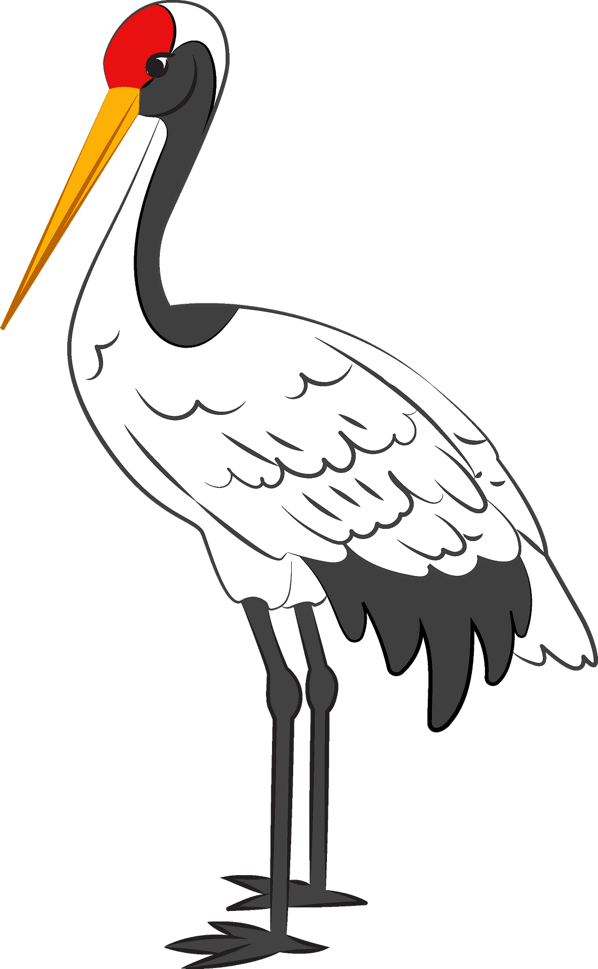 Detail Crane Bird Clipart Nomer 7