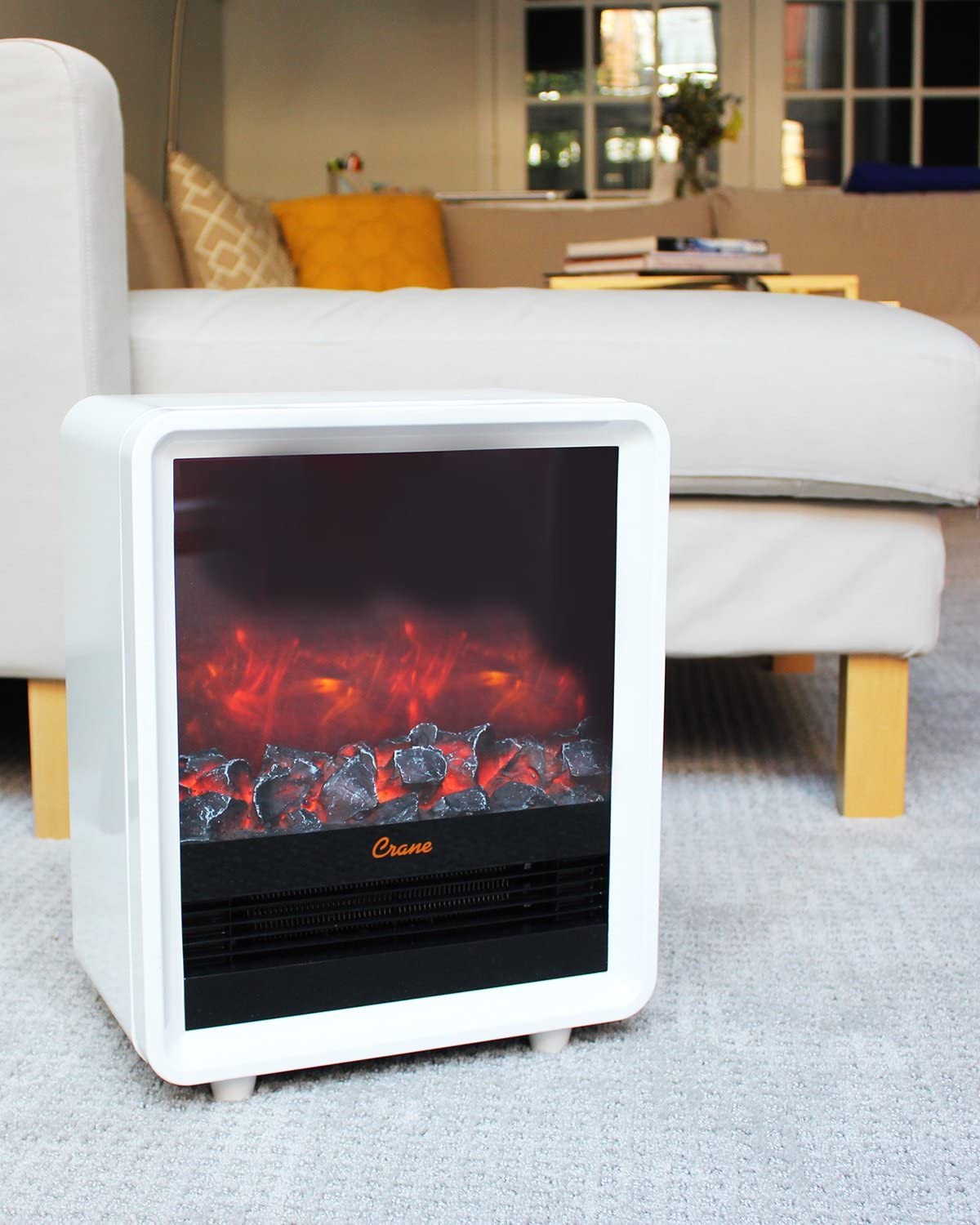 Detail Crane Electric Mini Fireplace Heater Nomer 14