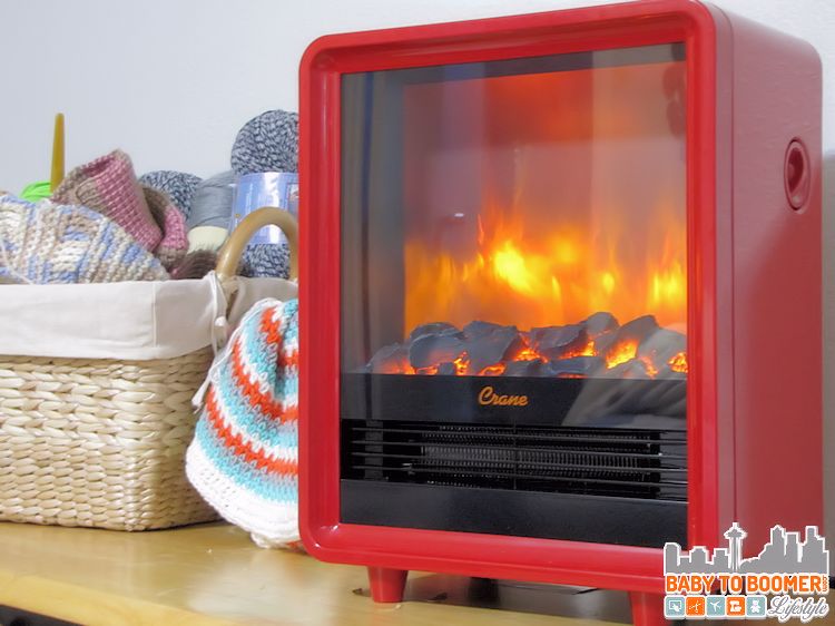 Detail Crane Electric Mini Fireplace Heater Nomer 15