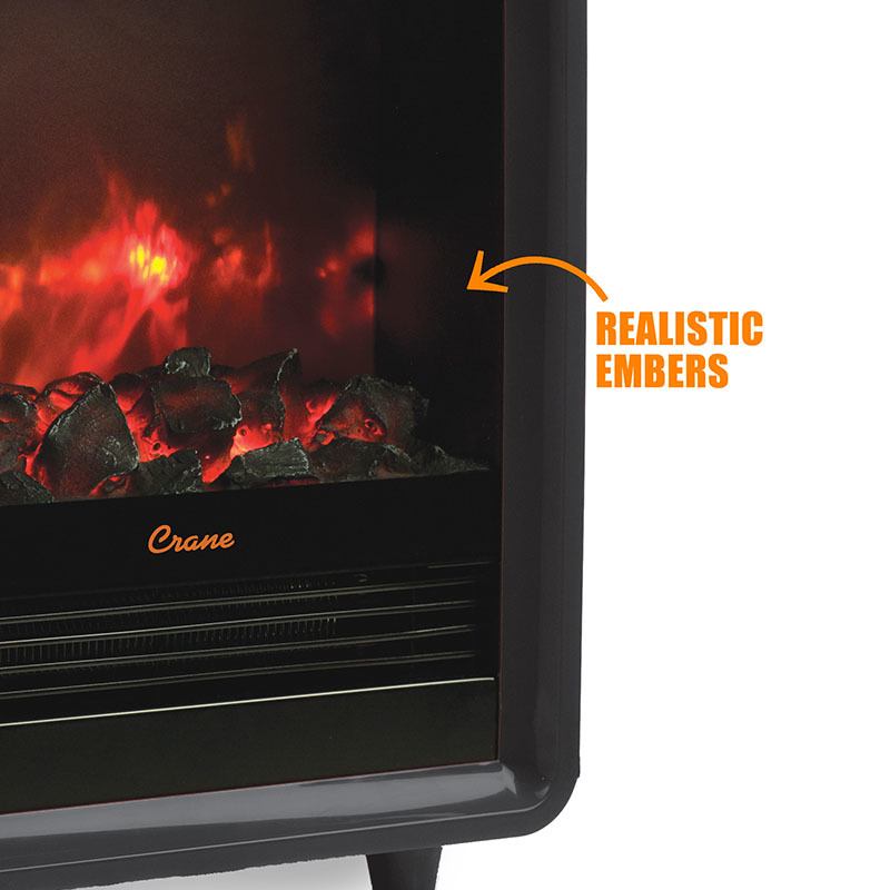 Detail Crane Electric Mini Fireplace Heater Nomer 18