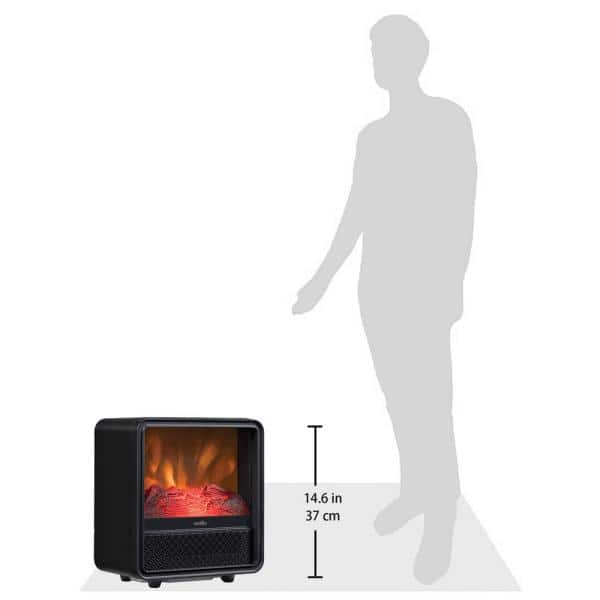 Detail Crane Electric Mini Fireplace Heater Nomer 42