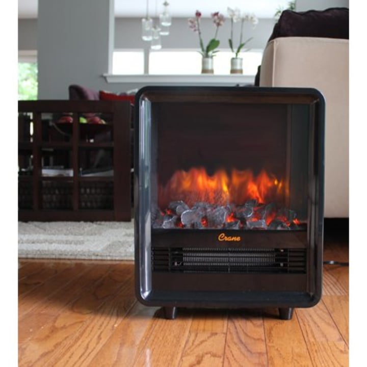 Detail Crane Electric Mini Fireplace Heater Nomer 44