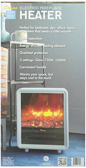 Detail Crane Mini Fireplace Heater White Nomer 25