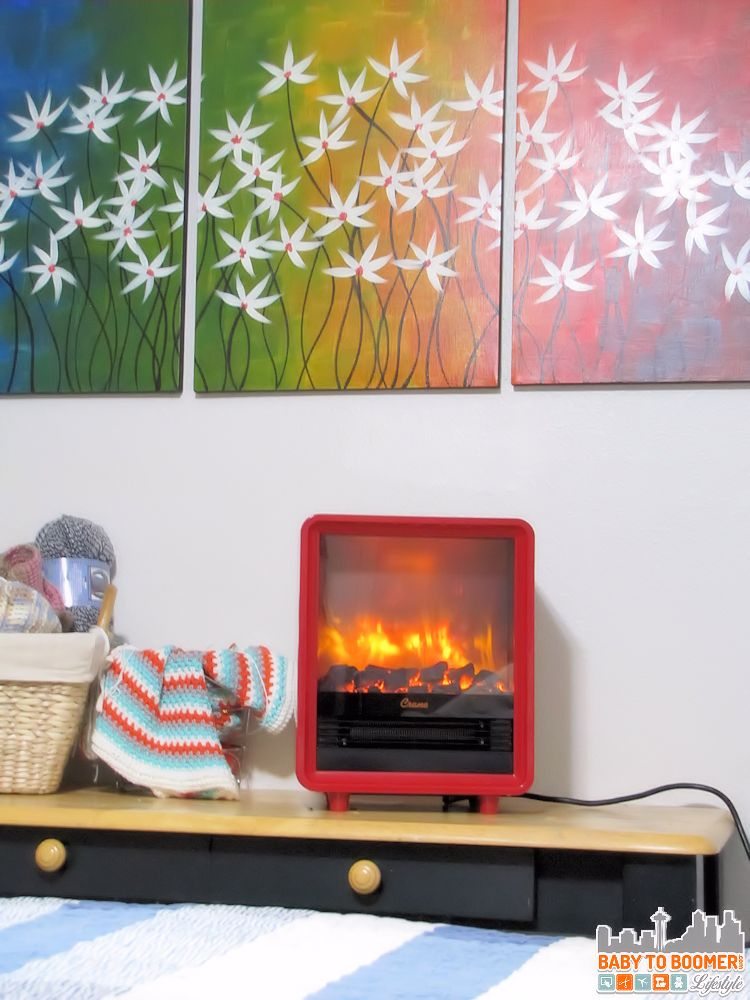 Detail Crane Mini Fireplace Heater White Nomer 28