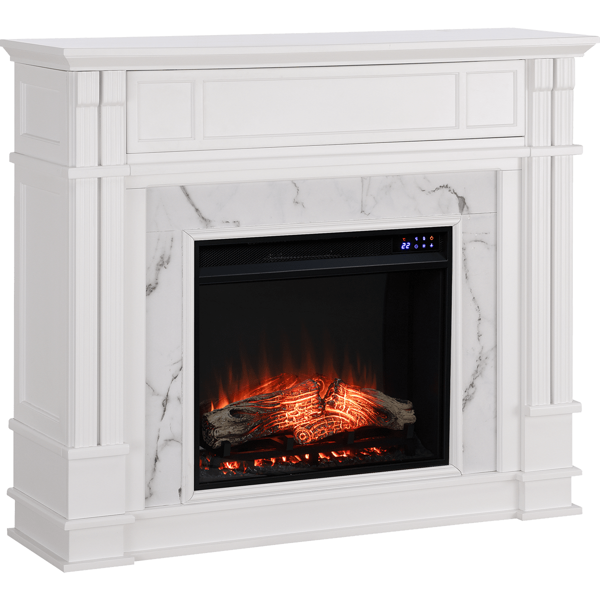 Detail Crane Mini Fireplace Heater White Nomer 55