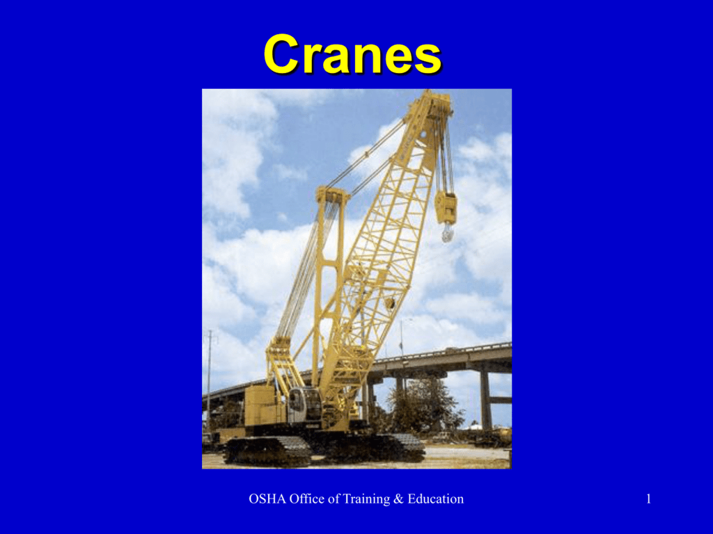 Detail Crane Safety Ppt Nomer 22