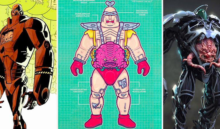 Detail Crane The Brain Ninja Turtles Nomer 52