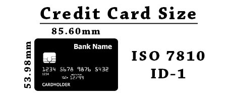 Detail Credit Card Size Mm Nomer 17