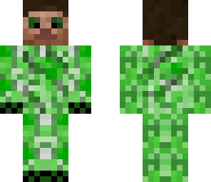 Detail Creeper Steve Minecraft Gambar Nomer 29