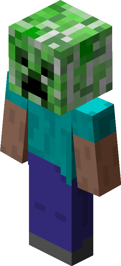 Detail Creeper Steve Minecraft Gambar Nomer 34