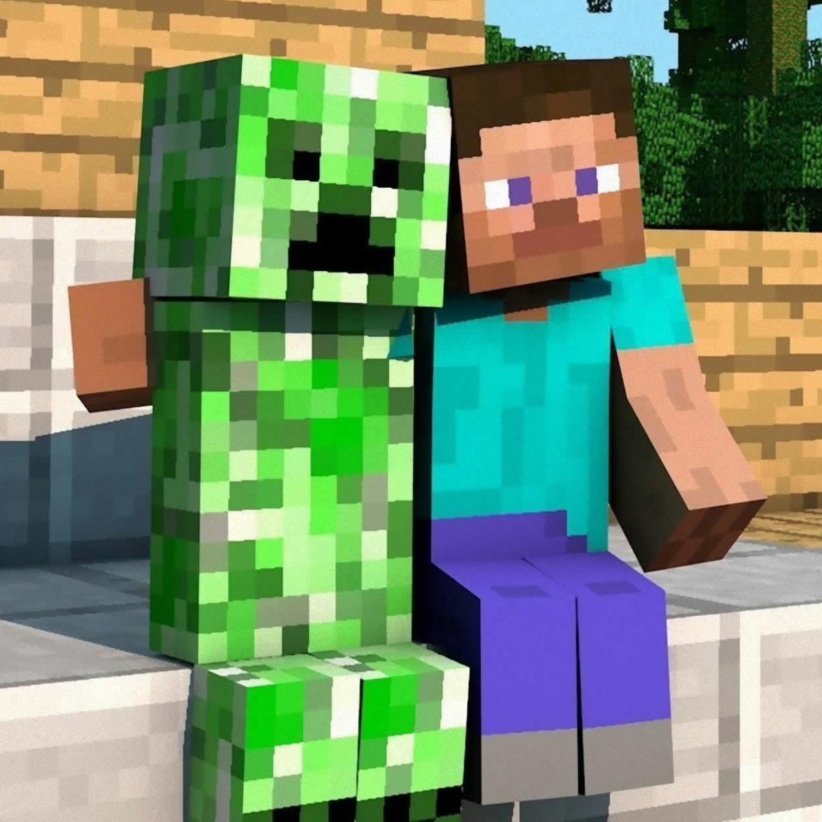 Detail Creeper Steve Minecraft Gambar Nomer 9