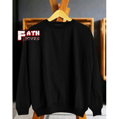 Detail Crewneck Polos Hitam Belakang Nomer 35