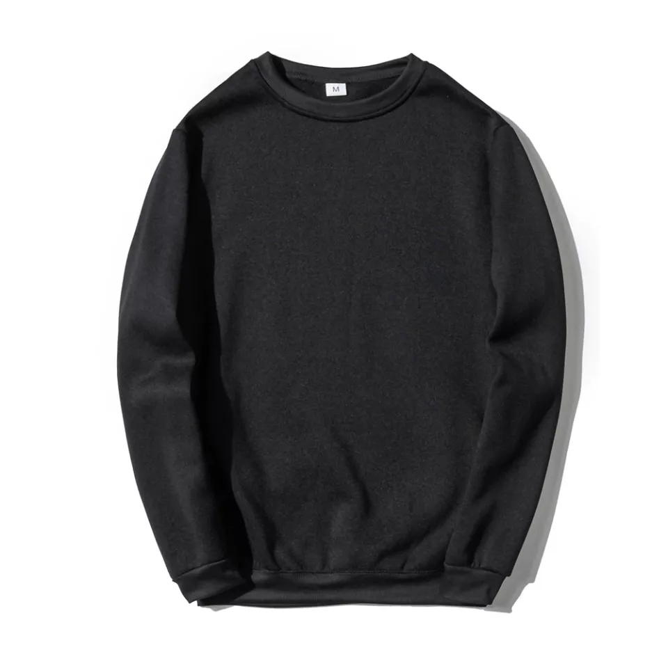 Detail Crewneck Polos Hitam Belakang Nomer 44