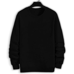 Detail Crewneck Polos Hitam Depan Belakang Nomer 53