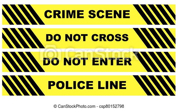 Detail Crime Tape Clipart Nomer 21