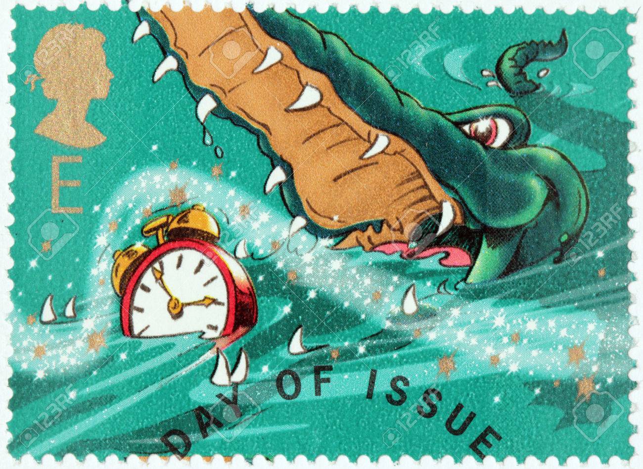 Detail Crocodile Clock Peter Pan Nomer 35