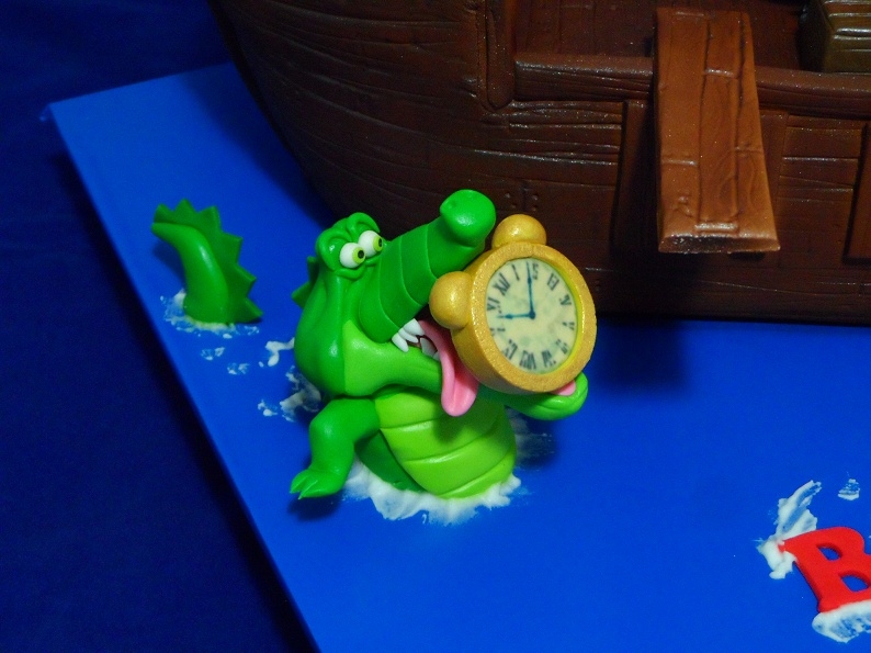 Detail Crocodile Clock Peter Pan Nomer 42