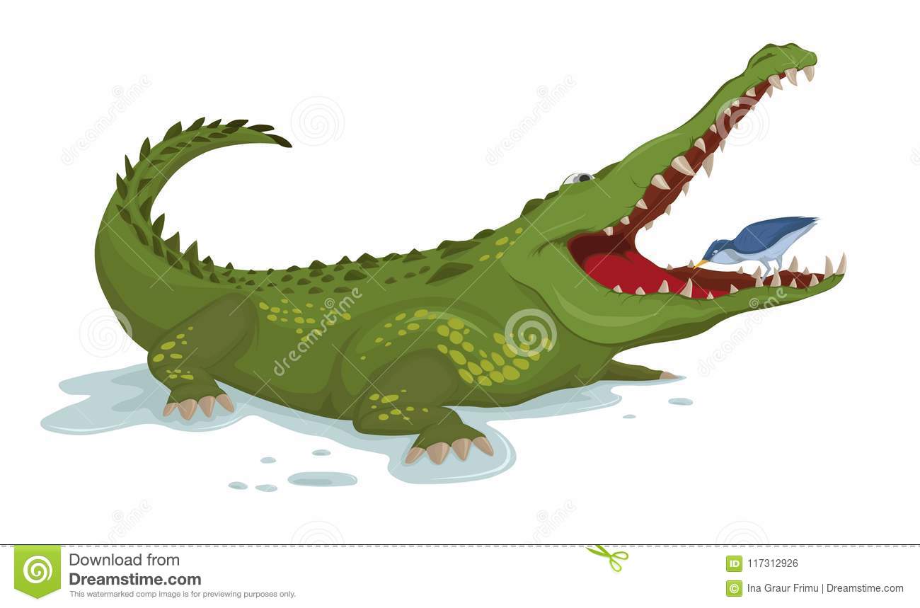 Detail Crocodile Illustrations Nomer 11