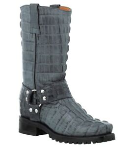 Detail Crocodile Motorcycle Boots Nomer 2