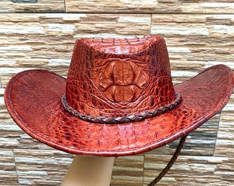 Detail Crocodile Skin Hats Nomer 25