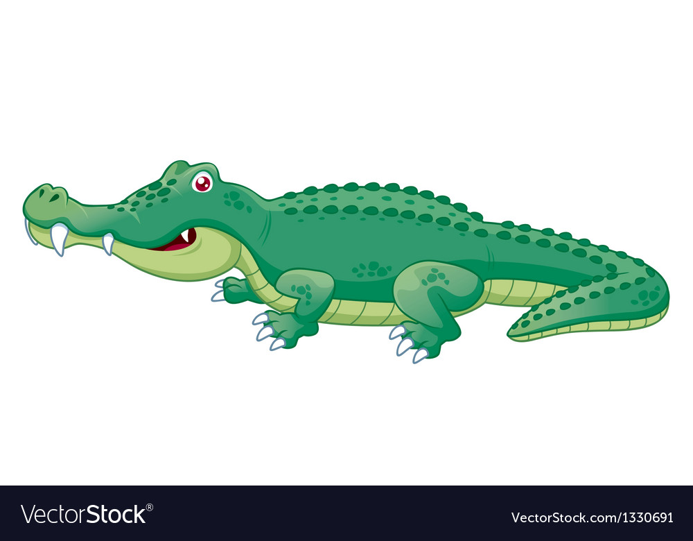 Detail Crocodile Vector Nomer 12