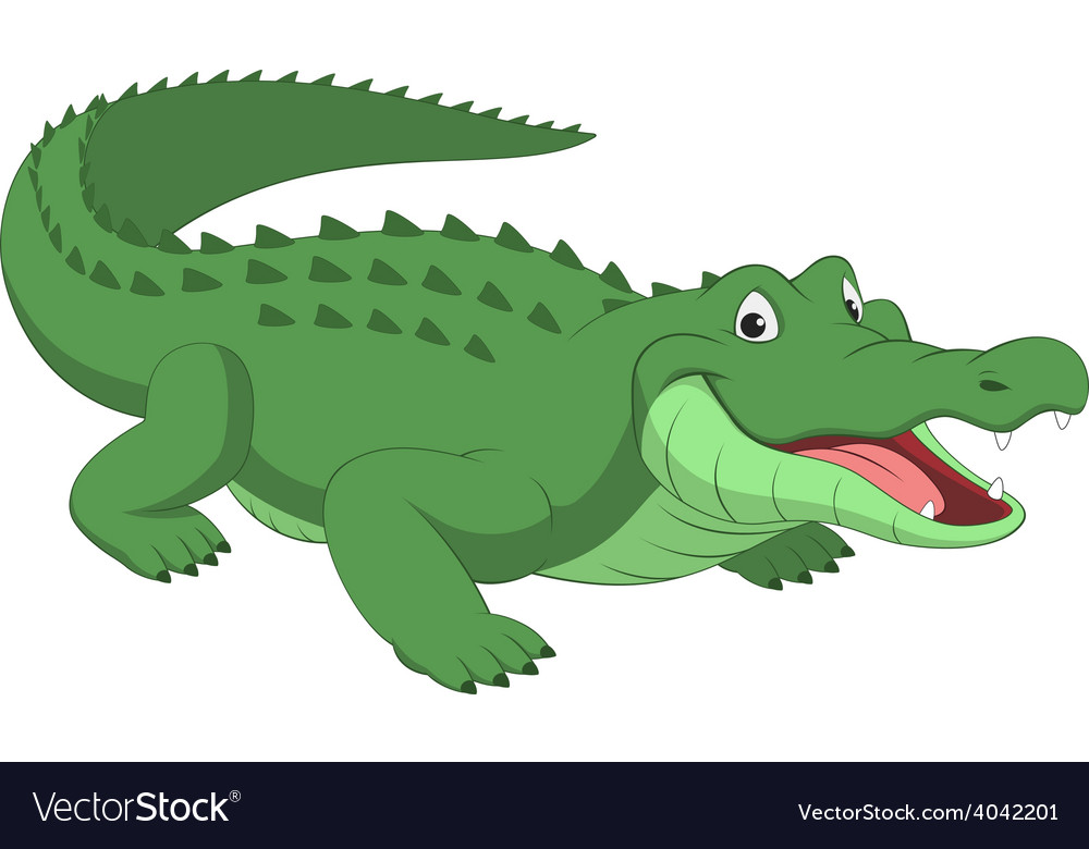 Detail Crocodile Vector Nomer 3