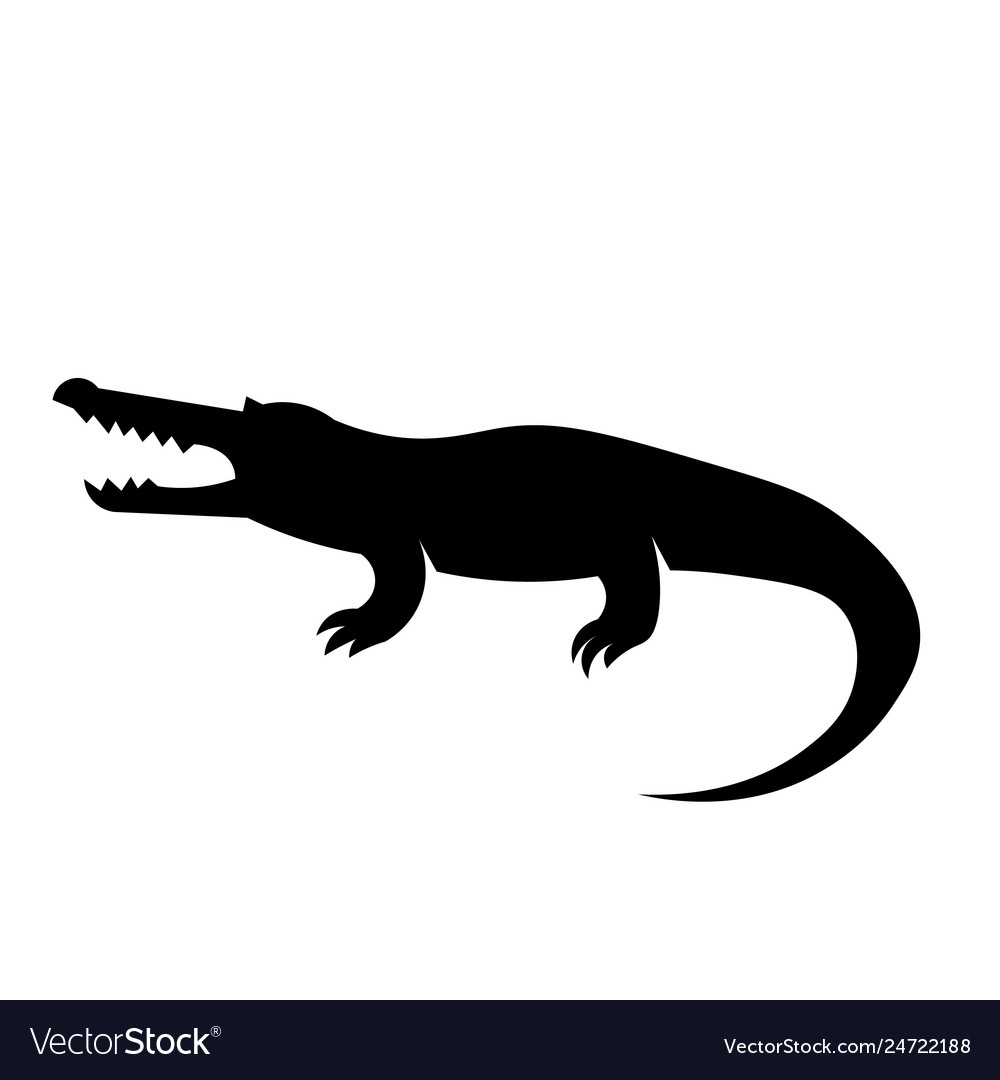 Detail Crocodile Vector Nomer 36