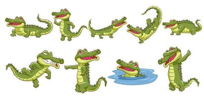 Detail Crocodile Vector Nomer 39