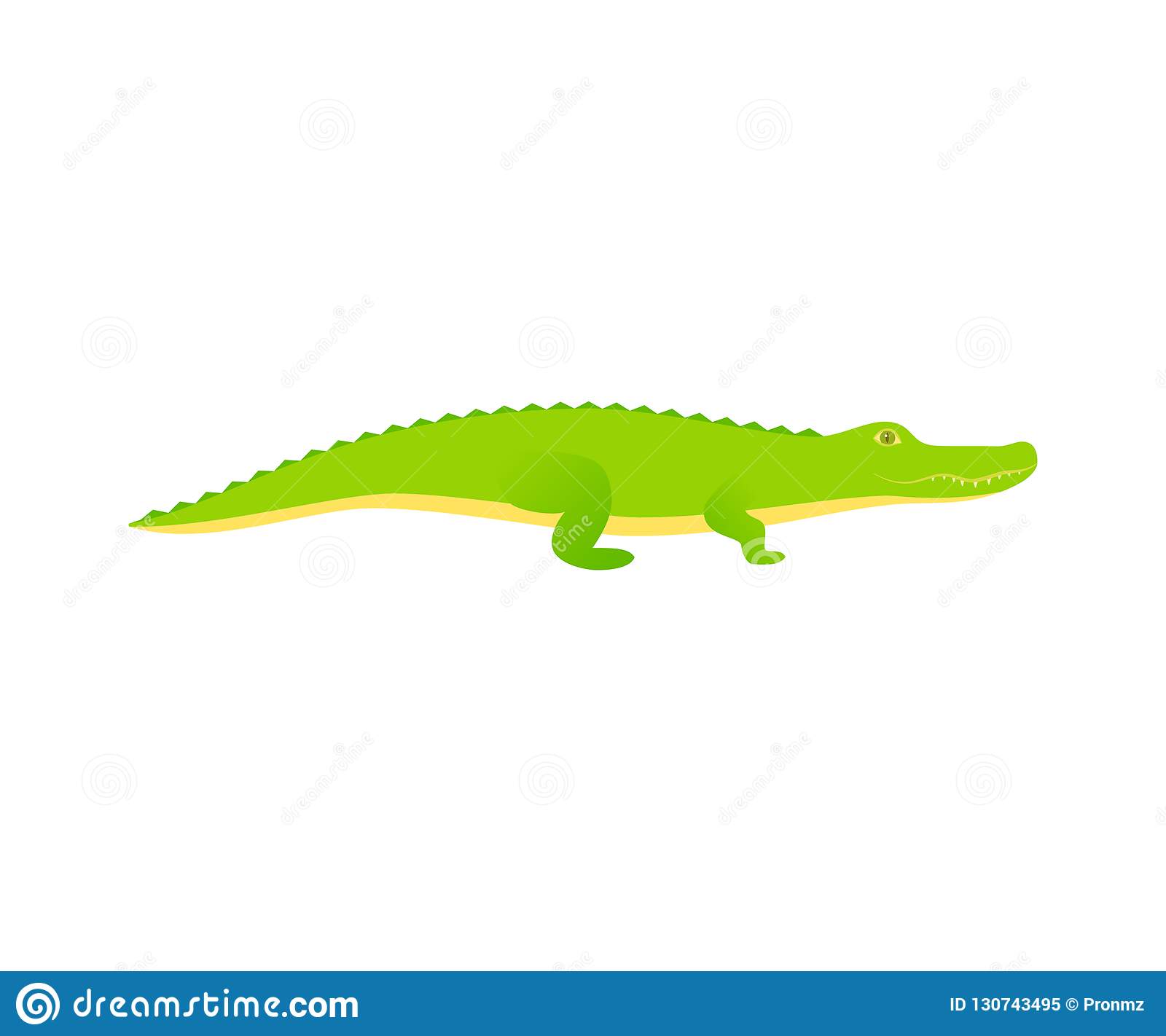 Detail Crocodile Vector Nomer 42