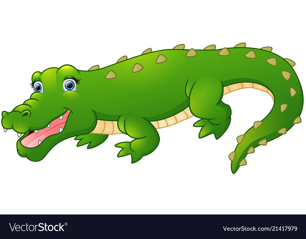 Detail Crocodile Vector Nomer 45