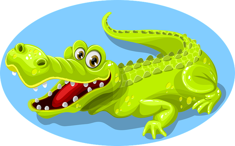 Detail Crocodile Vector Nomer 50