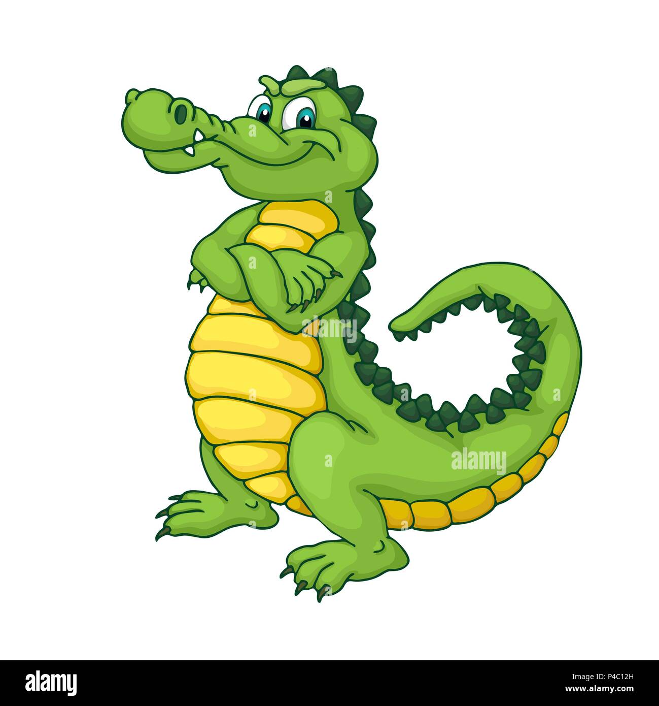 Detail Crocodile Vector Nomer 52