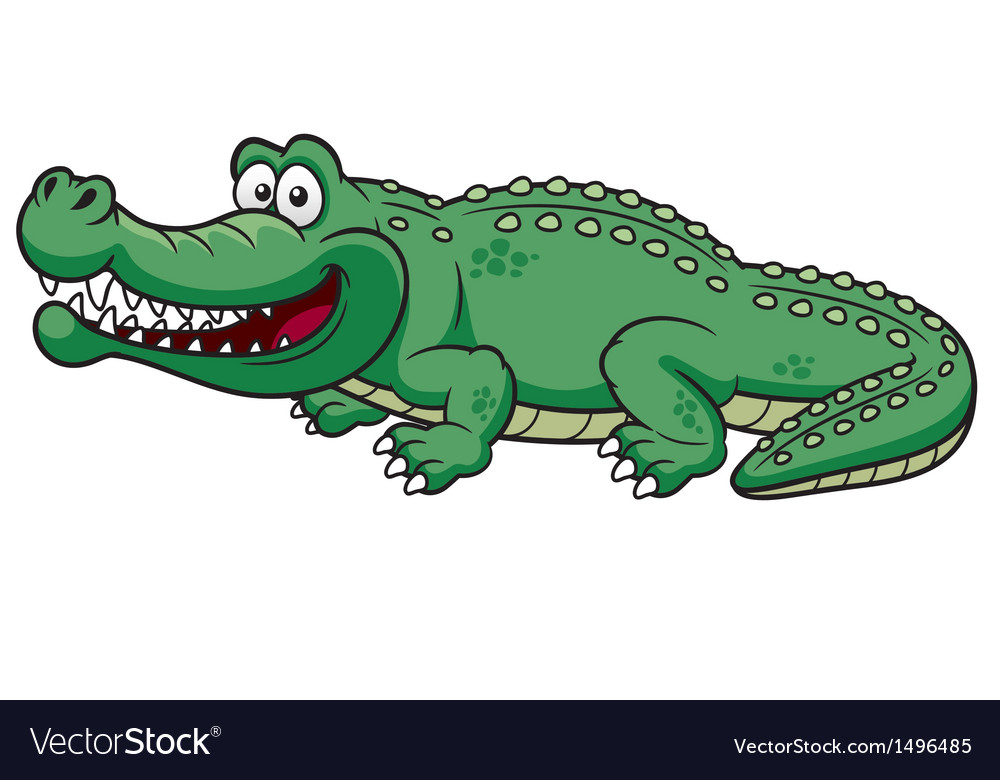Detail Crocodile Vector Nomer 8