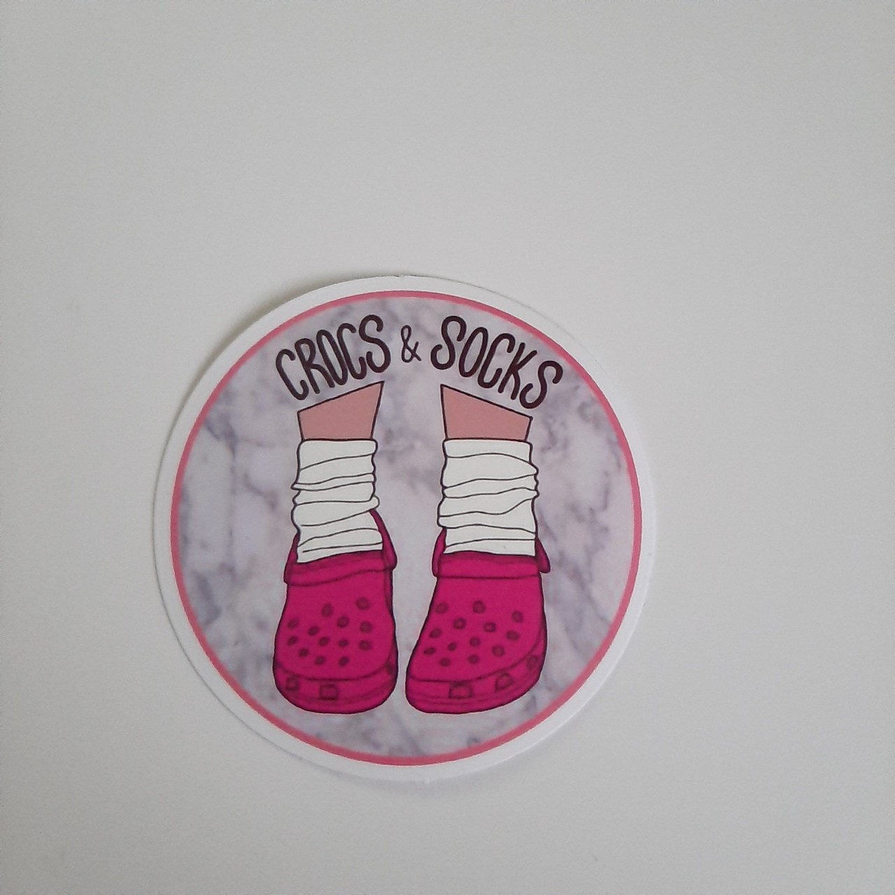 Detail Crocs And Socks Sticker Nomer 33