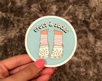 Detail Crocs And Socks Sticker Nomer 37