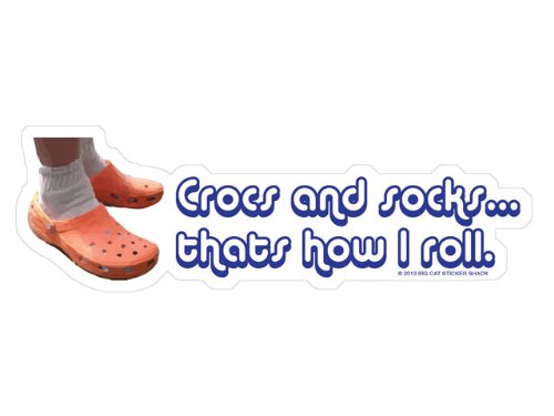 Detail Crocs And Socks Sticker Nomer 41