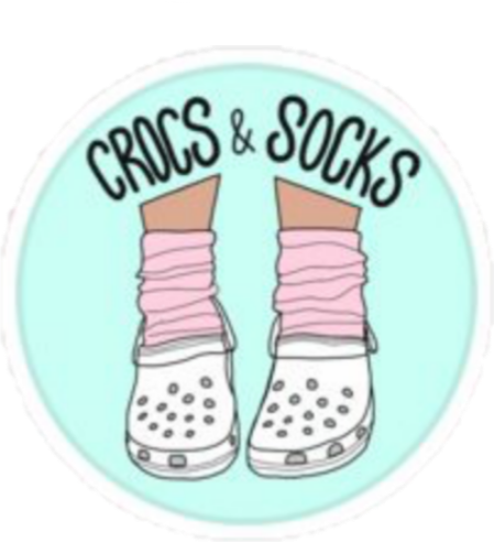 Detail Crocs And Socks Sticker Nomer 43