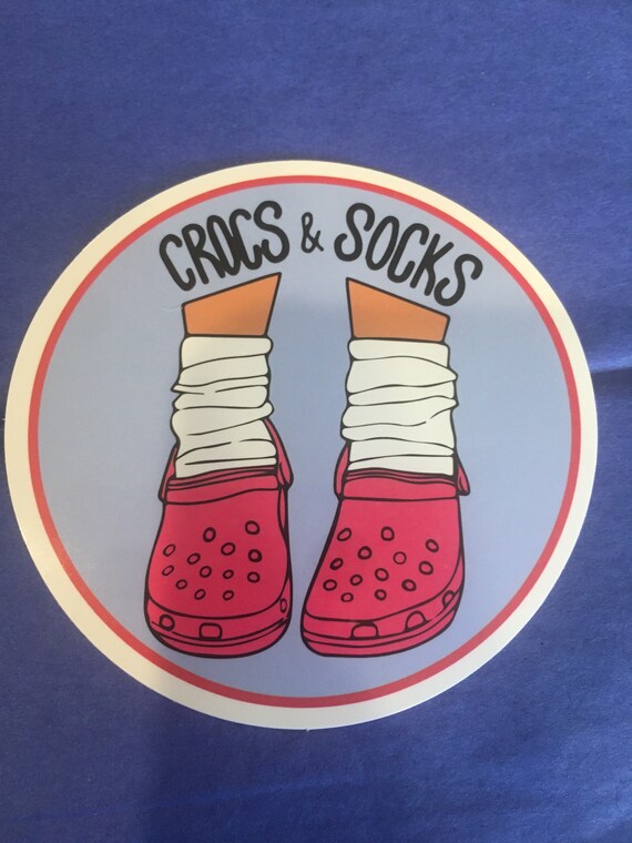 Detail Crocs And Socks Sticker Nomer 44