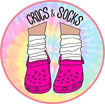Detail Crocs And Socks Sticker Nomer 6