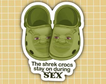 Detail Crocs Shrek Nomer 41