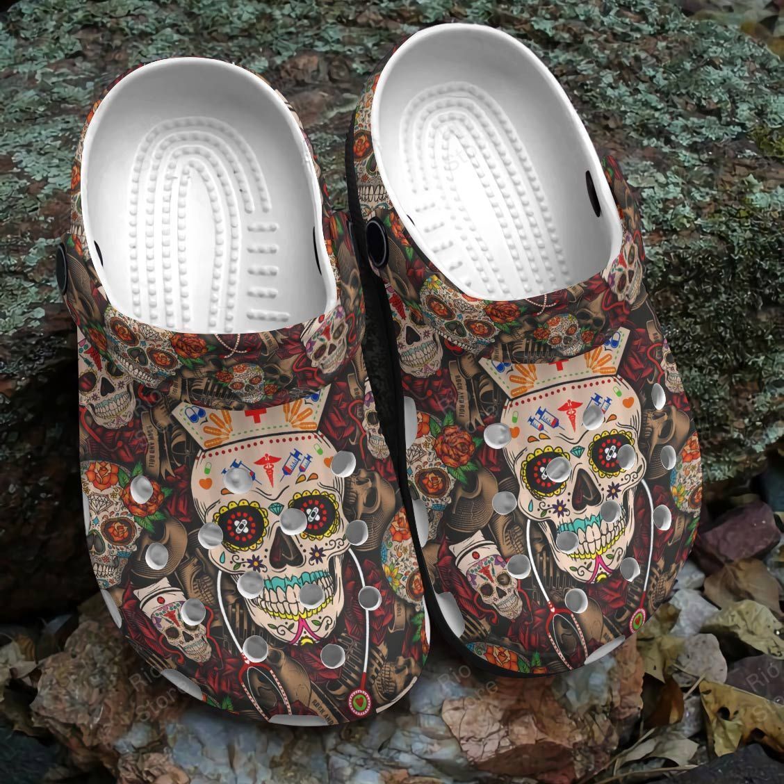 Detail Crocs Sugar Skull Nomer 38