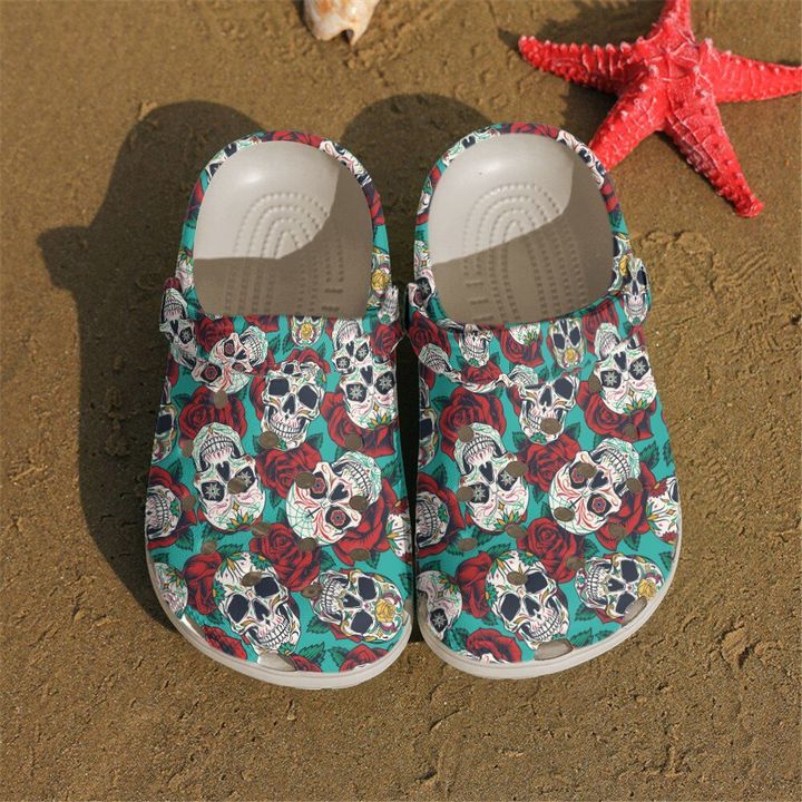 Detail Crocs Sugar Skull Nomer 45