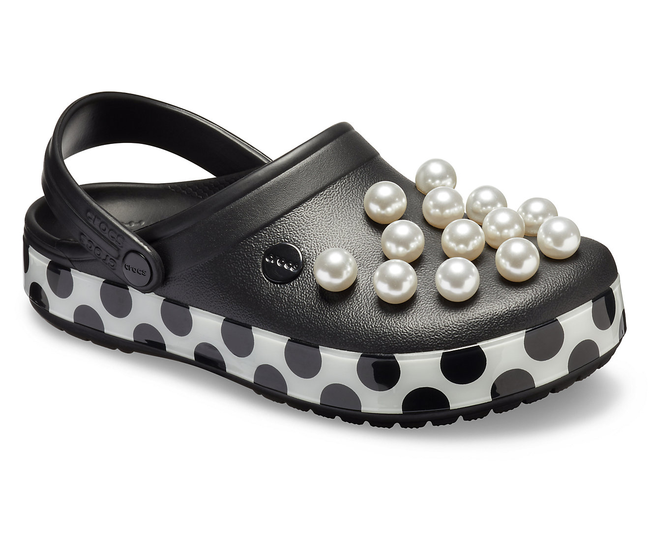 Detail Crocs With Pearls Nomer 2