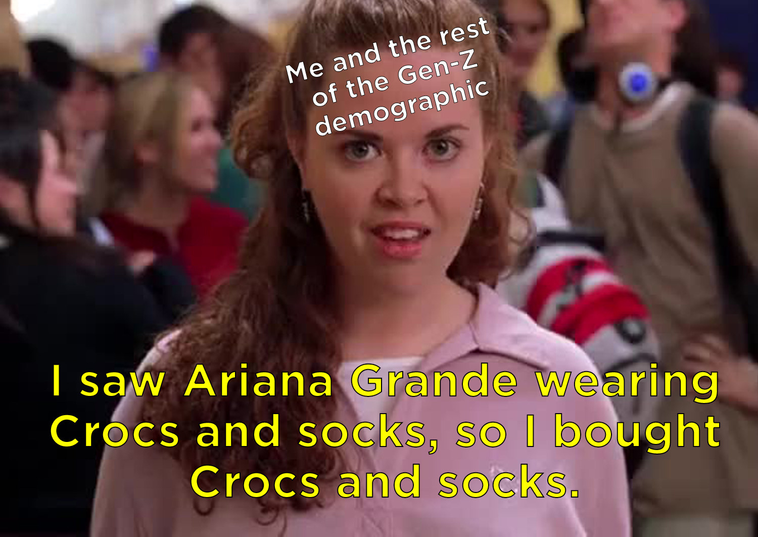 Download Crocs With Socks Meme Nomer 44