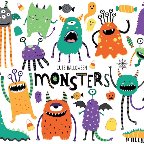 Detail Halloween Monsters Nomer 10