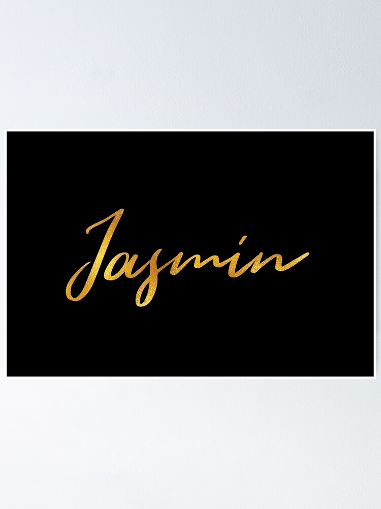 Detail Jasmin Schriftzug Nomer 9