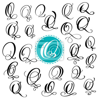 Detail Q In Schreibschrift Nomer 12