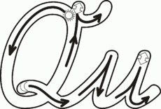 Detail Q In Schreibschrift Nomer 4