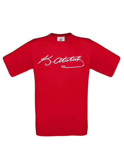 T Shirt Mit Roter Schrift - KibrisPDR